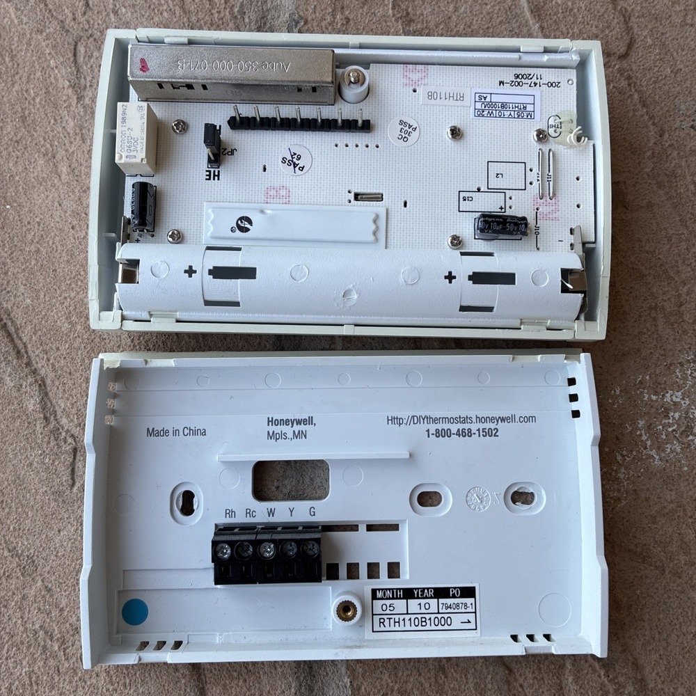 Honeywell RTH110B Non-Programmable Thermostat-Open Box-Tested - Picture 3 of 5